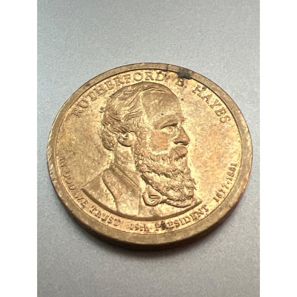 2011 Rutherford B. Hayes 1 Dollar Presidential Coin Collectible P Mint Mark